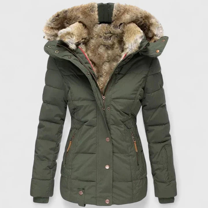 Women's Plain Quilted Coat