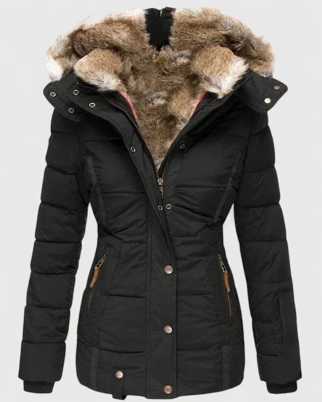 Women's Plain Quilted Coat
