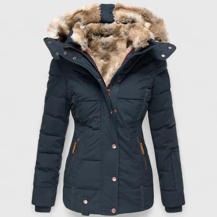 Women's Plain Quilted Coat