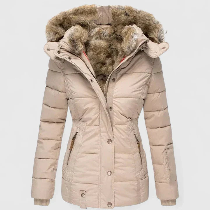 Women's Plain Quilted Coat