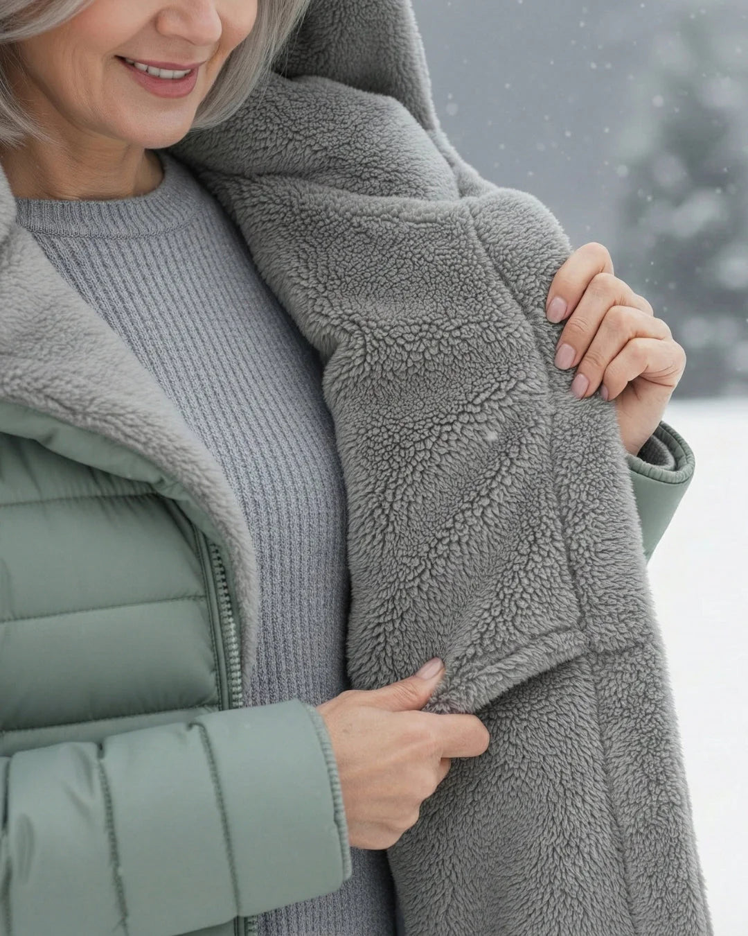 Women's Plain Quilted Hooded Puffer Jacket