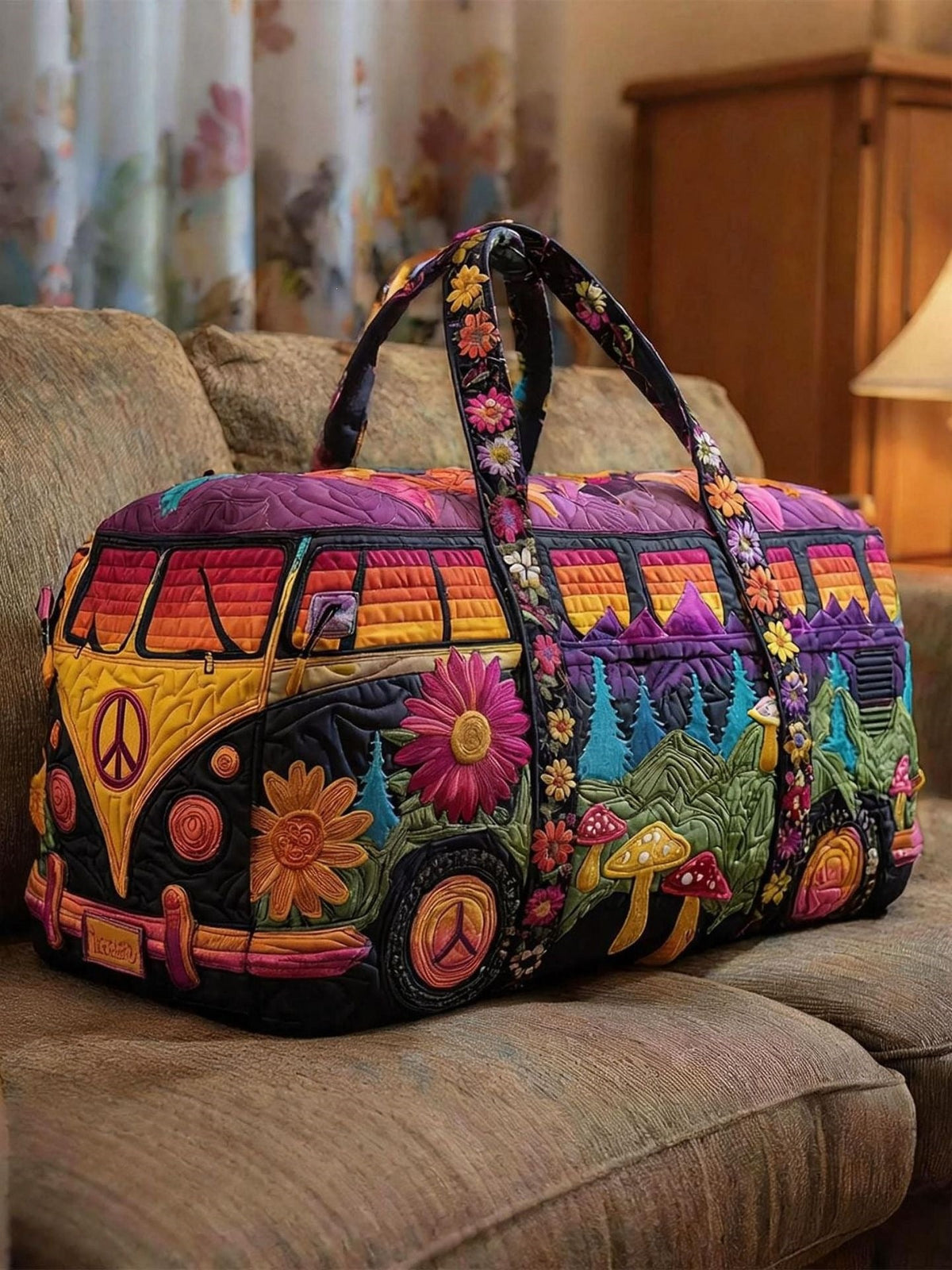 Women's Quilted Duffle Bag