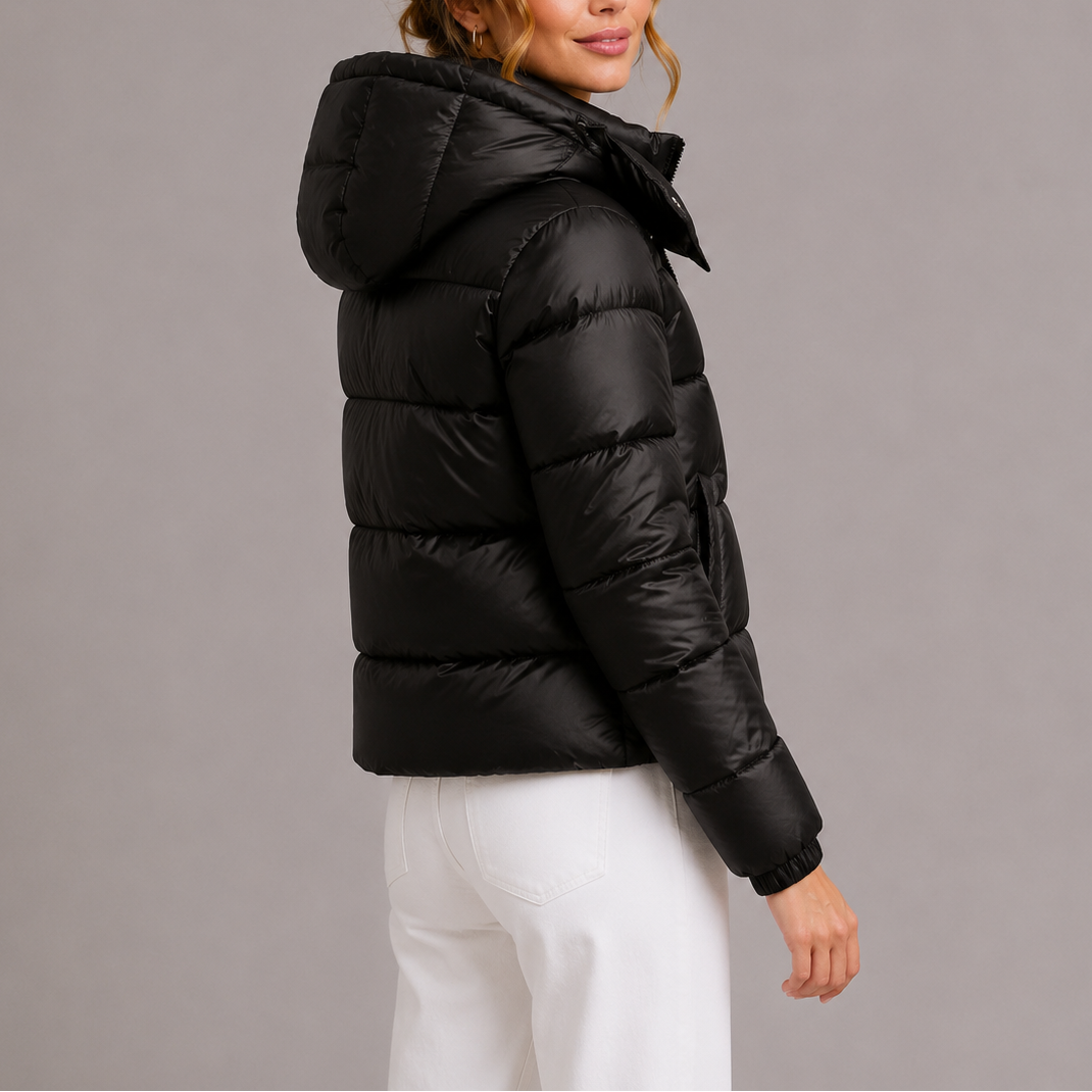 Women's Quilted Hooded Lightweight Puffer Jacket