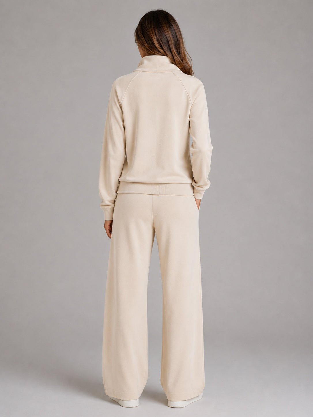 Women's Relaxed Half Zip Lounge Set