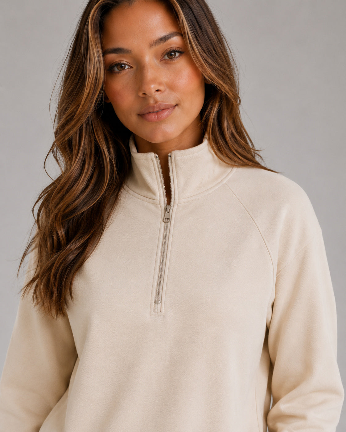Women's Relaxed Half Zip Lounge Set