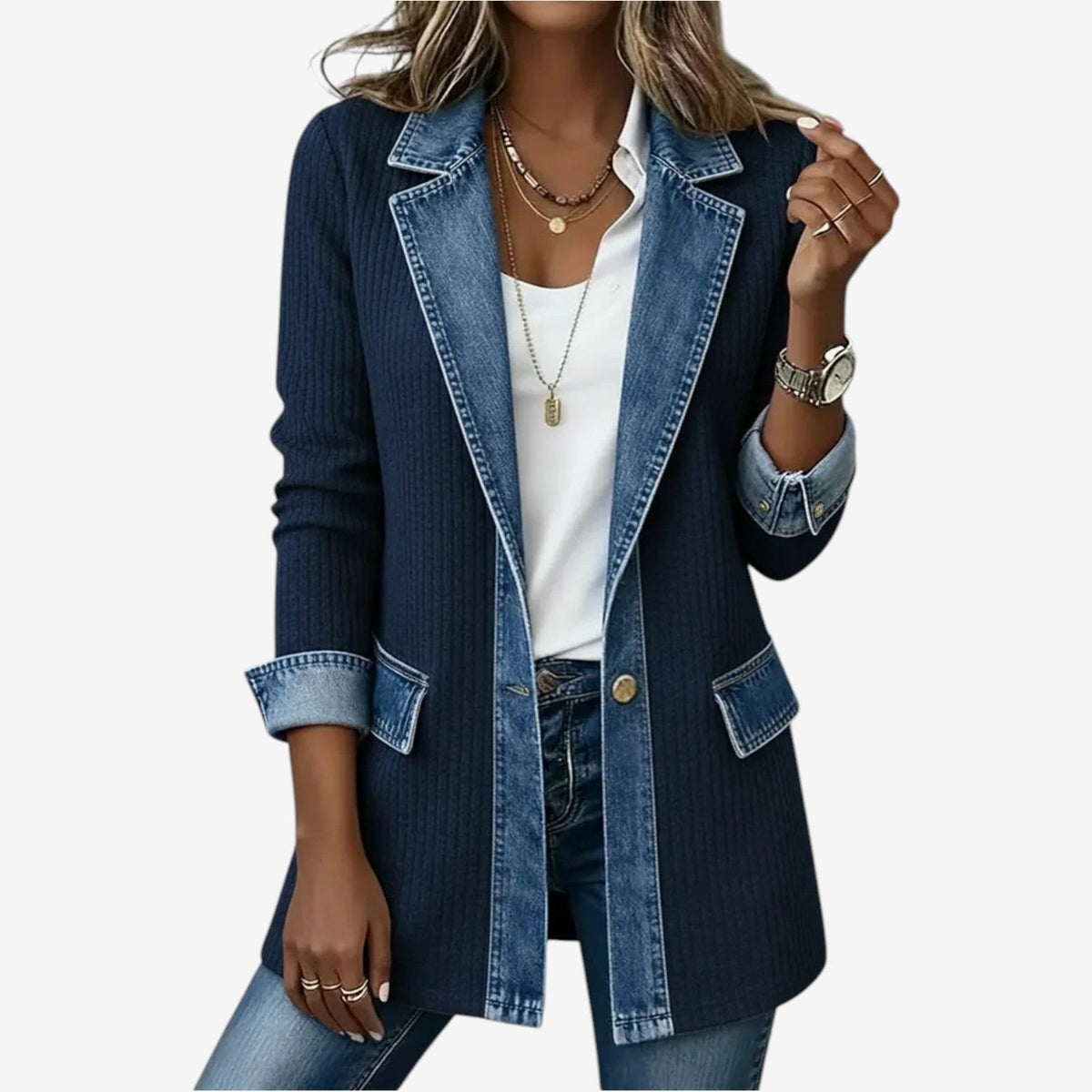 Women's Relaxed Knitted Casual Jacket