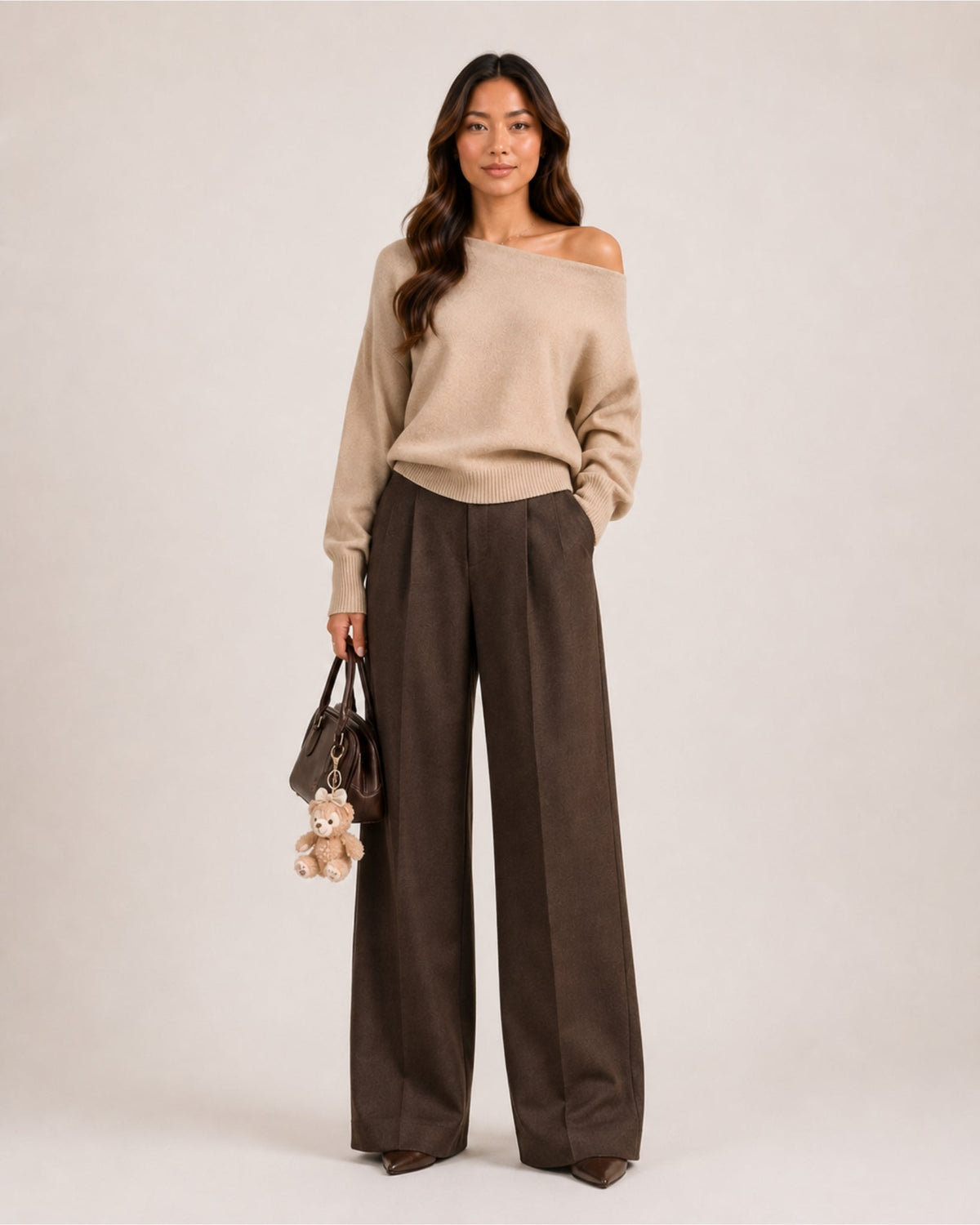 Women's Relaxed Off The Shoulder Jumper