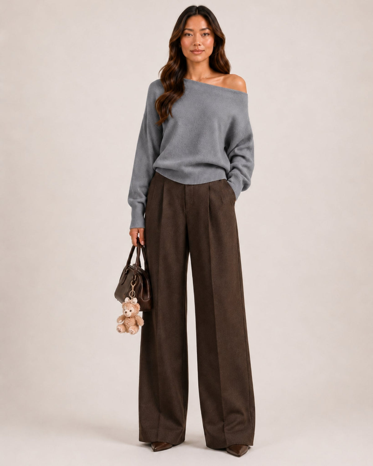 Women's Relaxed Off The Shoulder Jumper