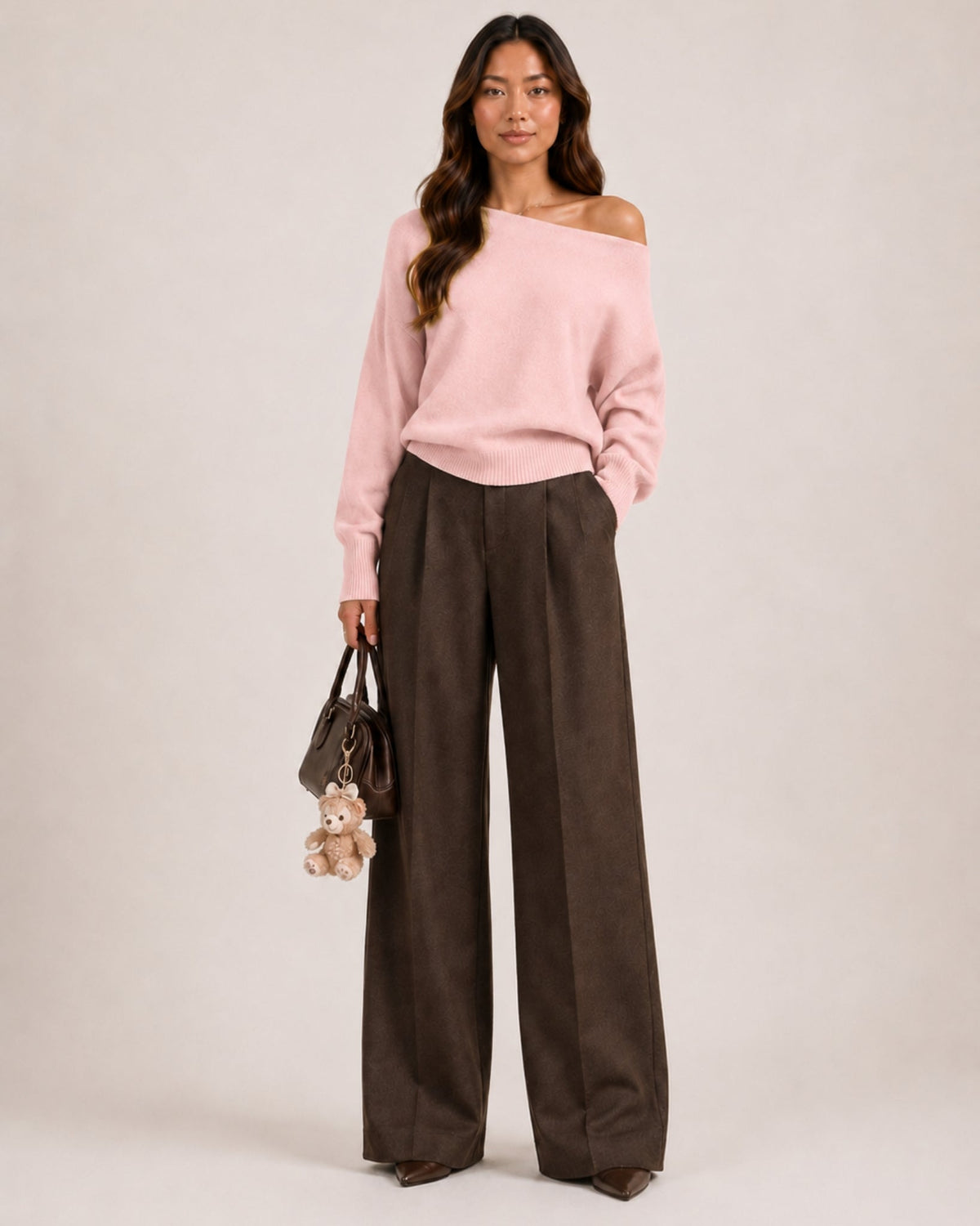 Women's Relaxed Off The Shoulder Jumper