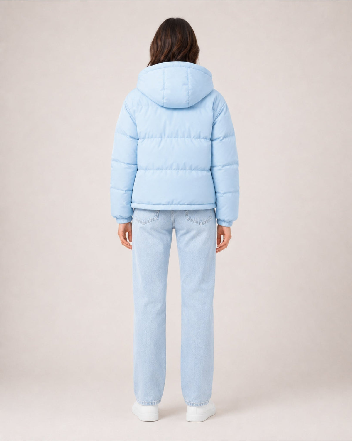 Women's Relaxed Quilted Hooded Puffer Jacket