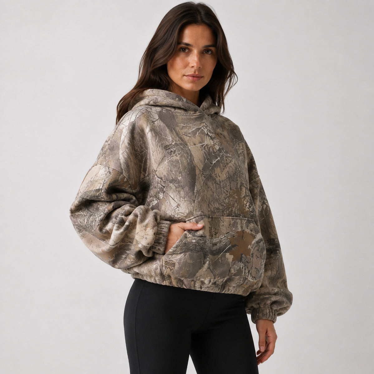 Women's Relaxed Zip-Up Hoodie