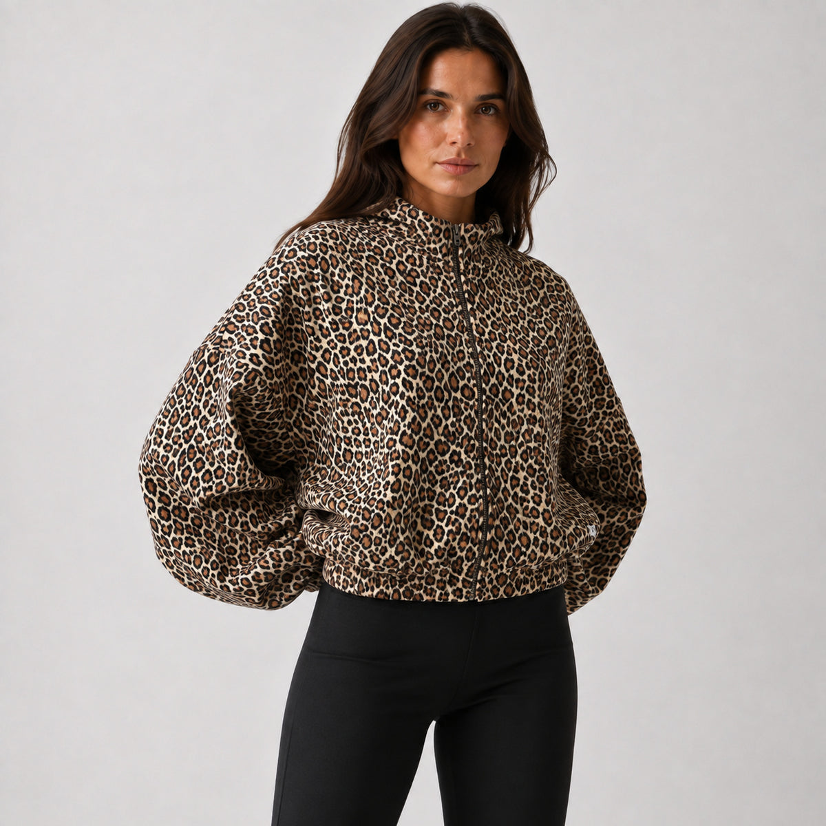 Women's Relaxed Zip-Up Hoodie
