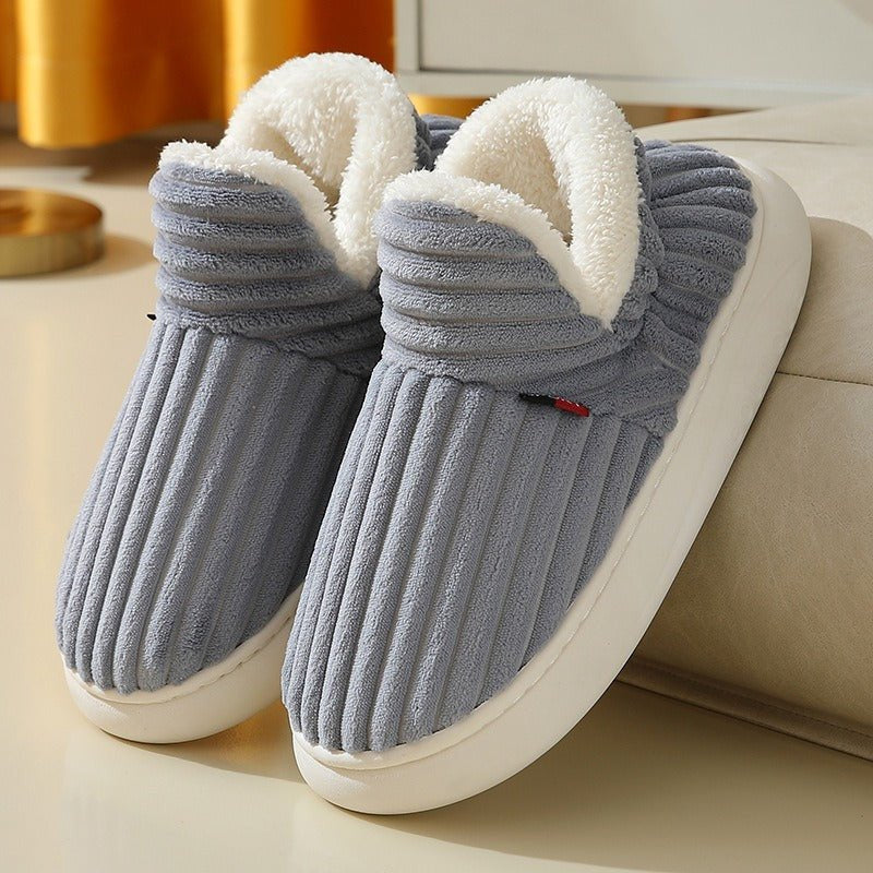 Women's Ribbed Corduroy Slippers