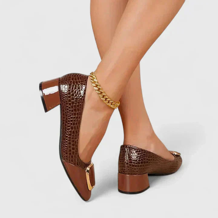 Women's Slip On Block Heel Orthopedic Loafers