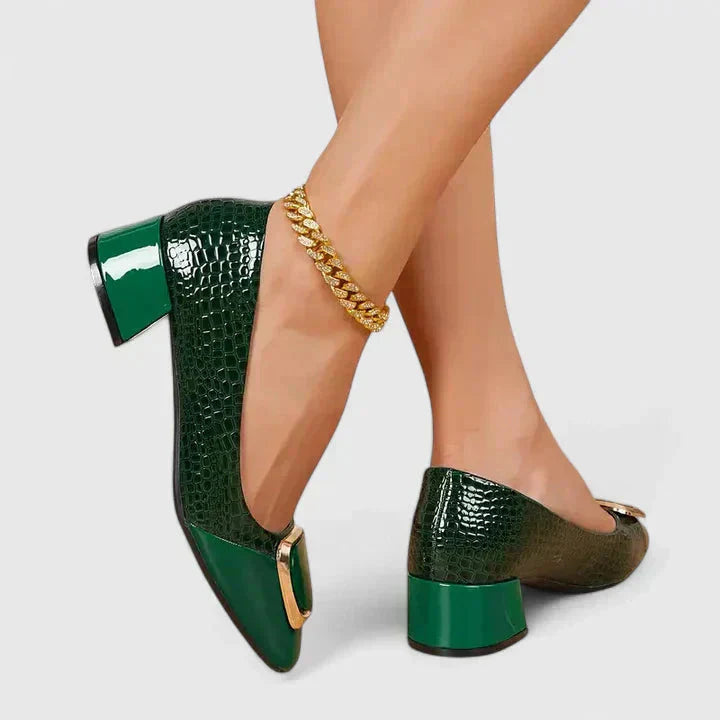 Women's Slip On Block Heel Orthopedic Loafers