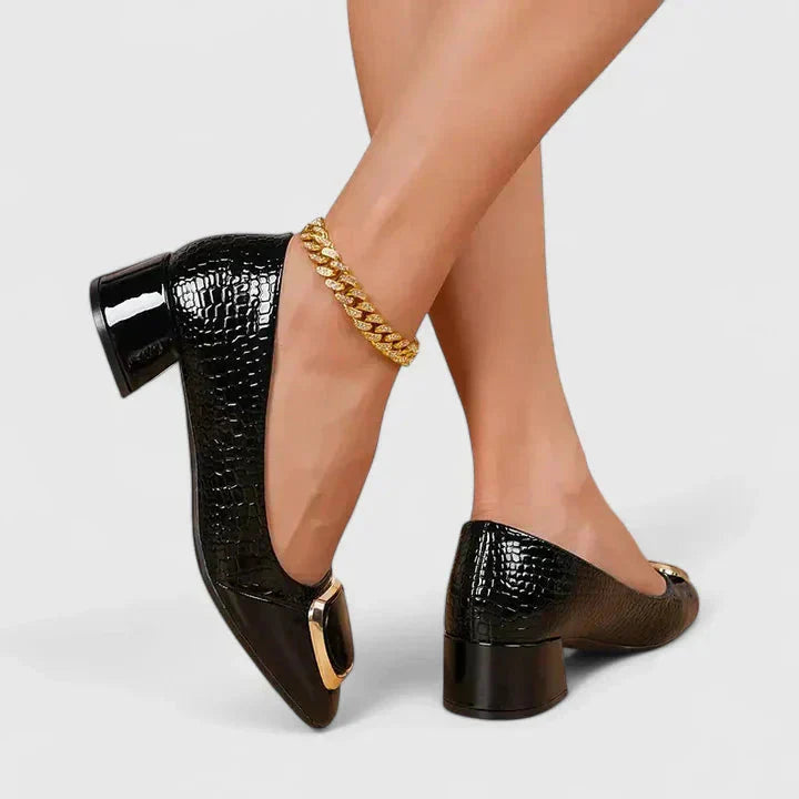 Women's Slip On Block Heel Orthopedic Loafers