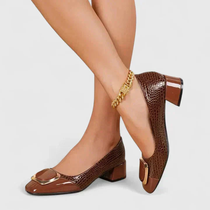 Women's Slip On Block Heel Orthopedic Loafers