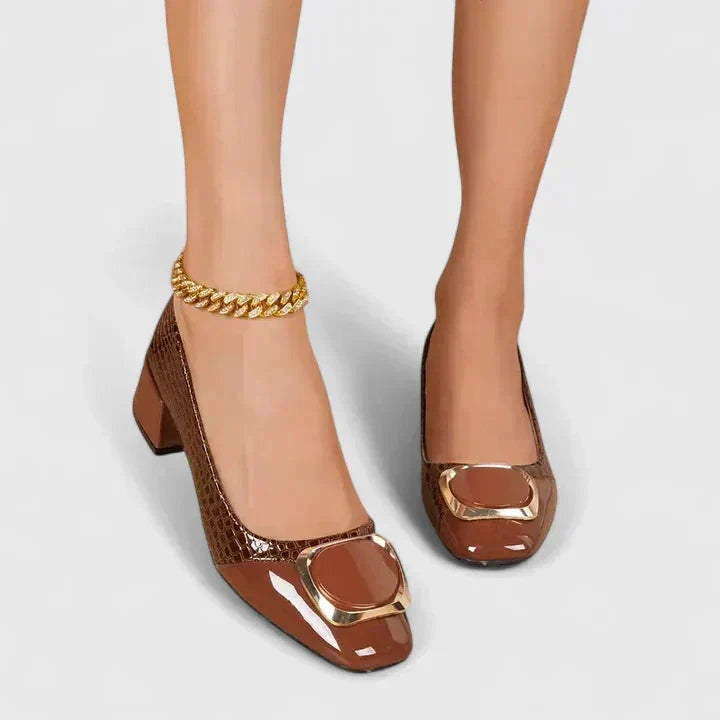 Women's Slip On Block Heel Orthopedic Loafers