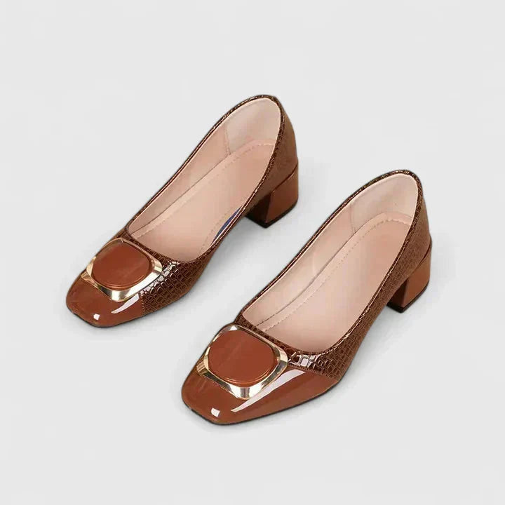 Women's Slip On Block Heel Orthopedic Loafers