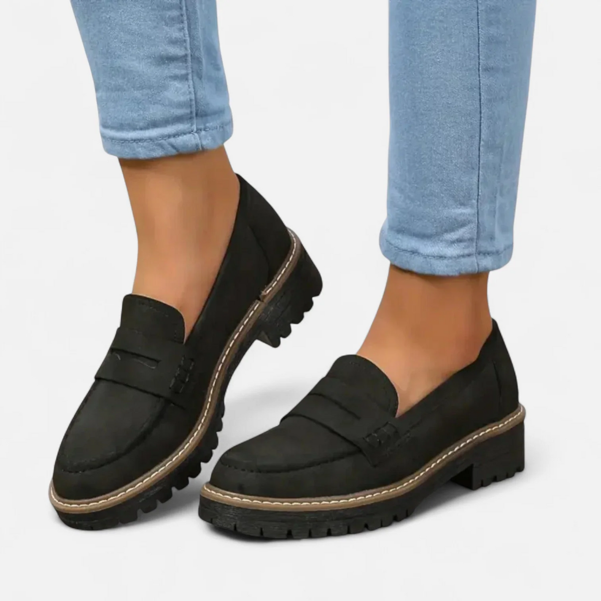 Women's Slip On Flats Orthopedic Loafers