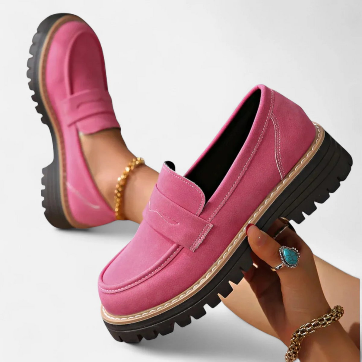 Women's Slip On Flats Orthopedic Loafers