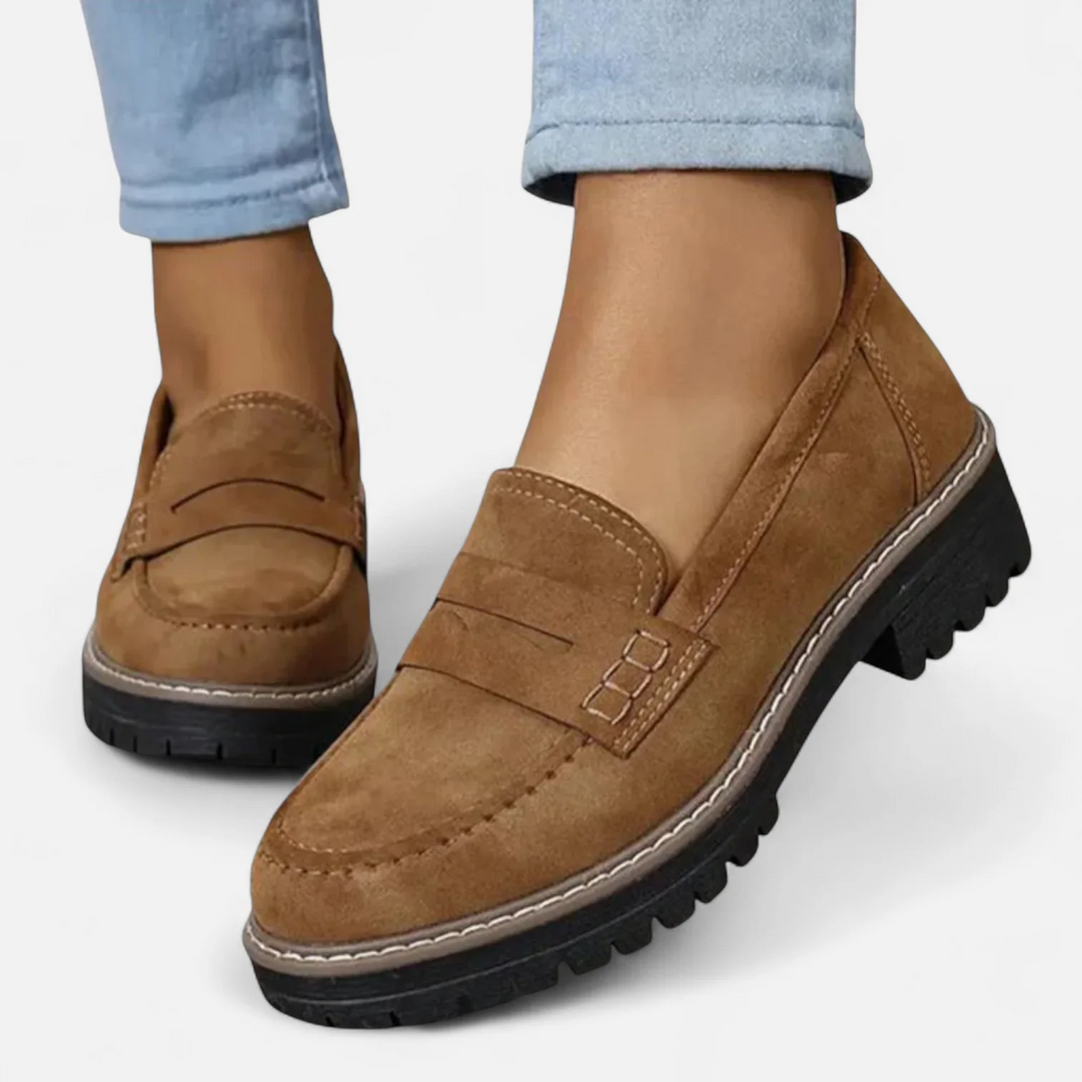Women's Slip On Flats Orthopedic Loafers