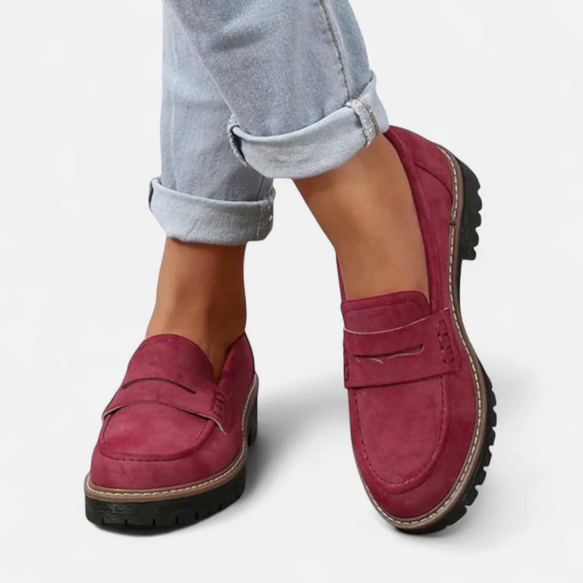 Women's Slip On Flats Orthopedic Loafers