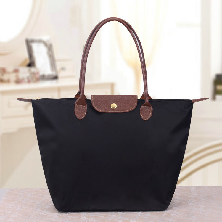 Women's Structured Nylon Tote Bag
