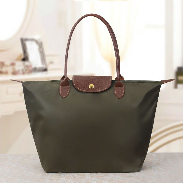 Women's Structured Nylon Tote Bag