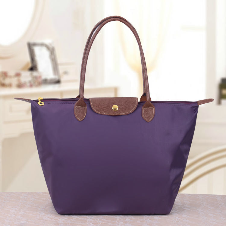 Women's Structured Nylon Tote Bag