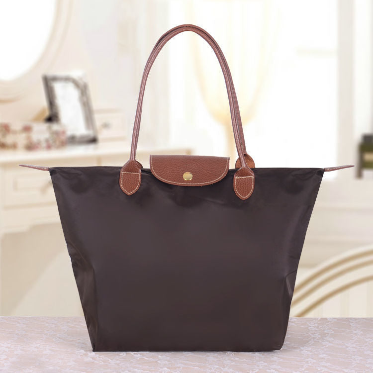 Women's Structured Nylon Tote Bag