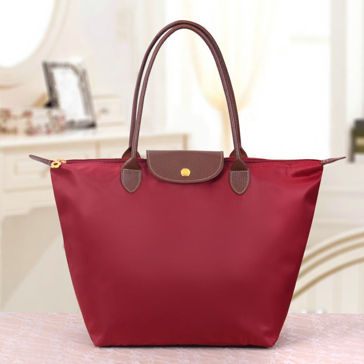 Women's Structured Nylon Tote Bag