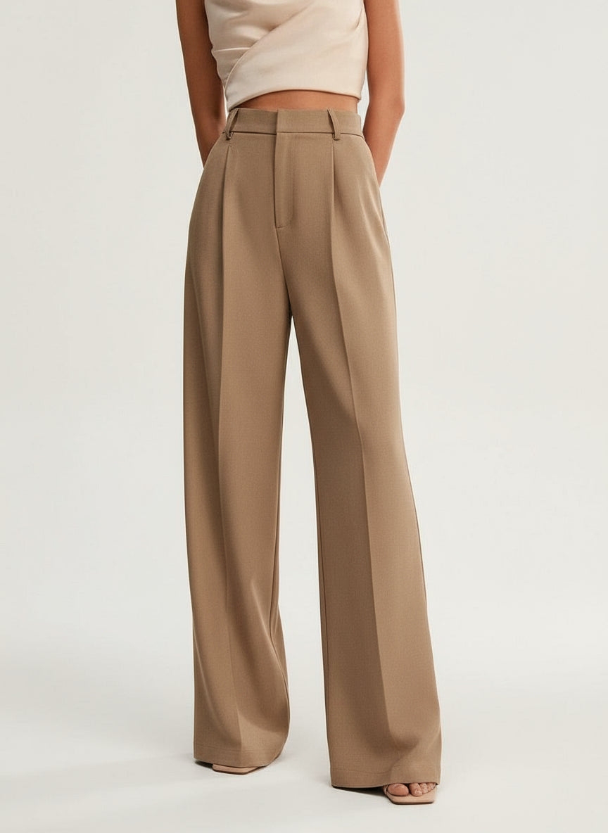 Women's Tailored Wide Leg Trousers