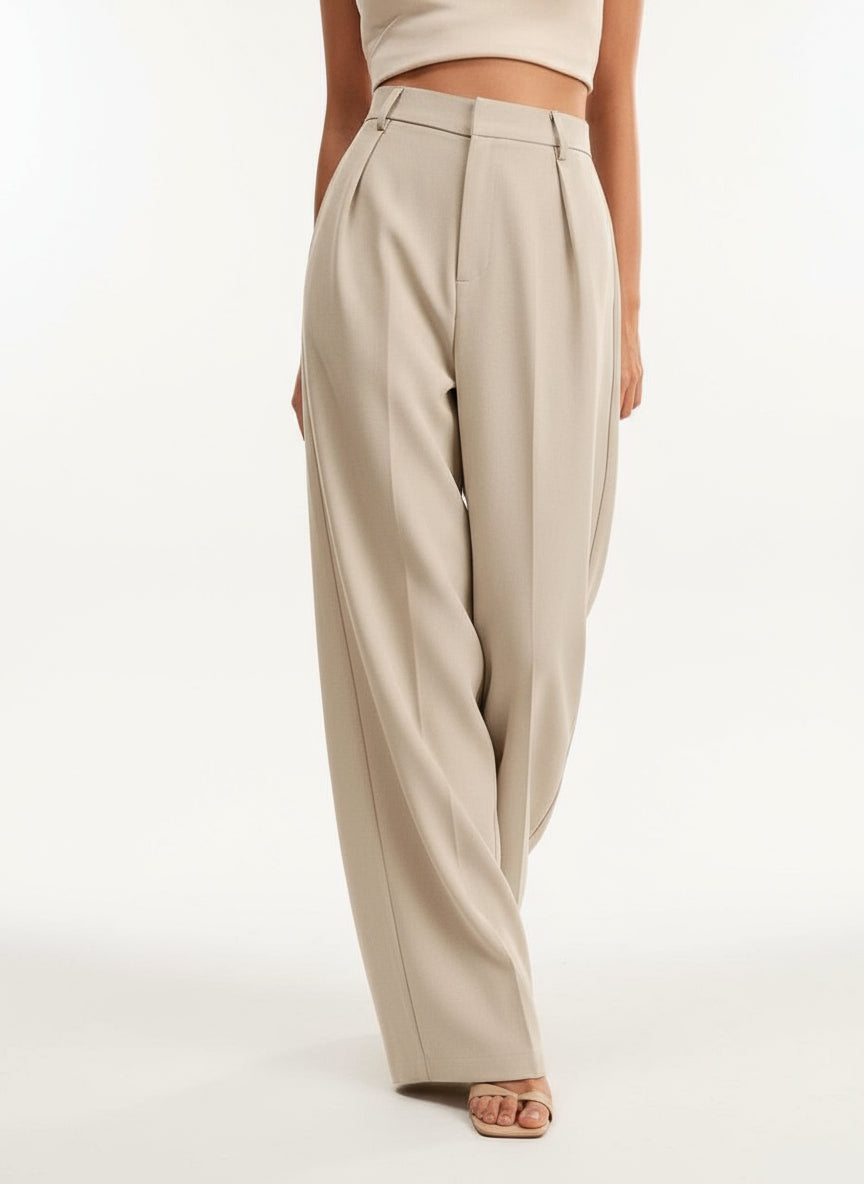 Women's Tailored Wide Leg Trousers
