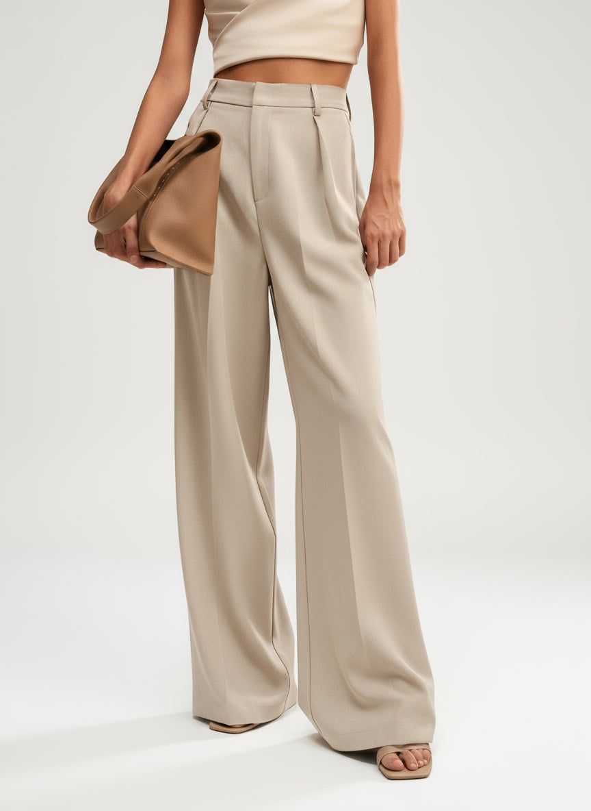 Women's Tailored Wide Leg Trousers