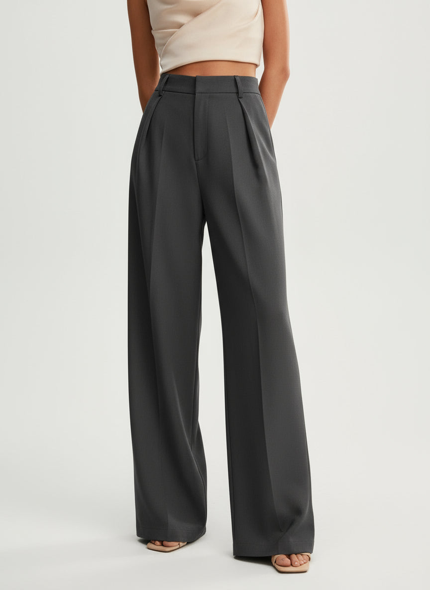 Women's Tailored Wide Leg Trousers