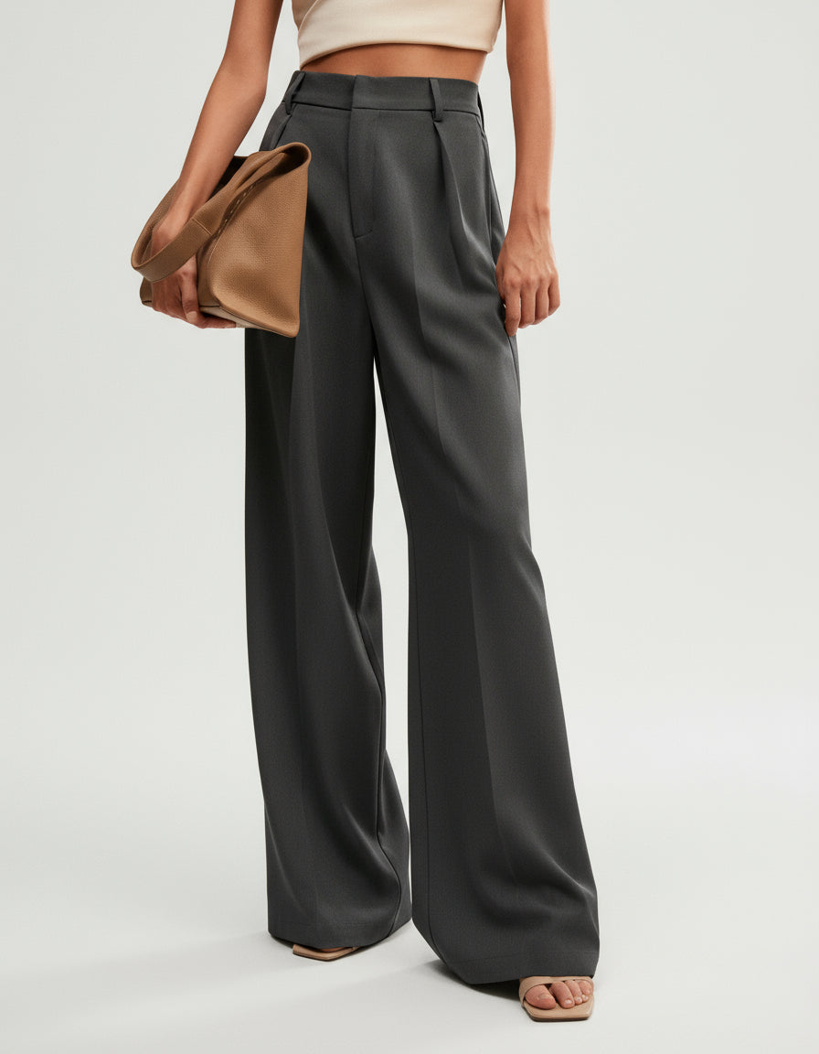 Women's Tailored Wide Leg Trousers