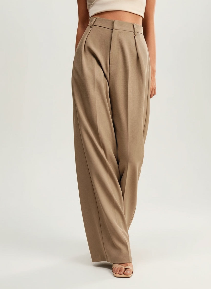 Women's Tailored Wide Leg Trousers