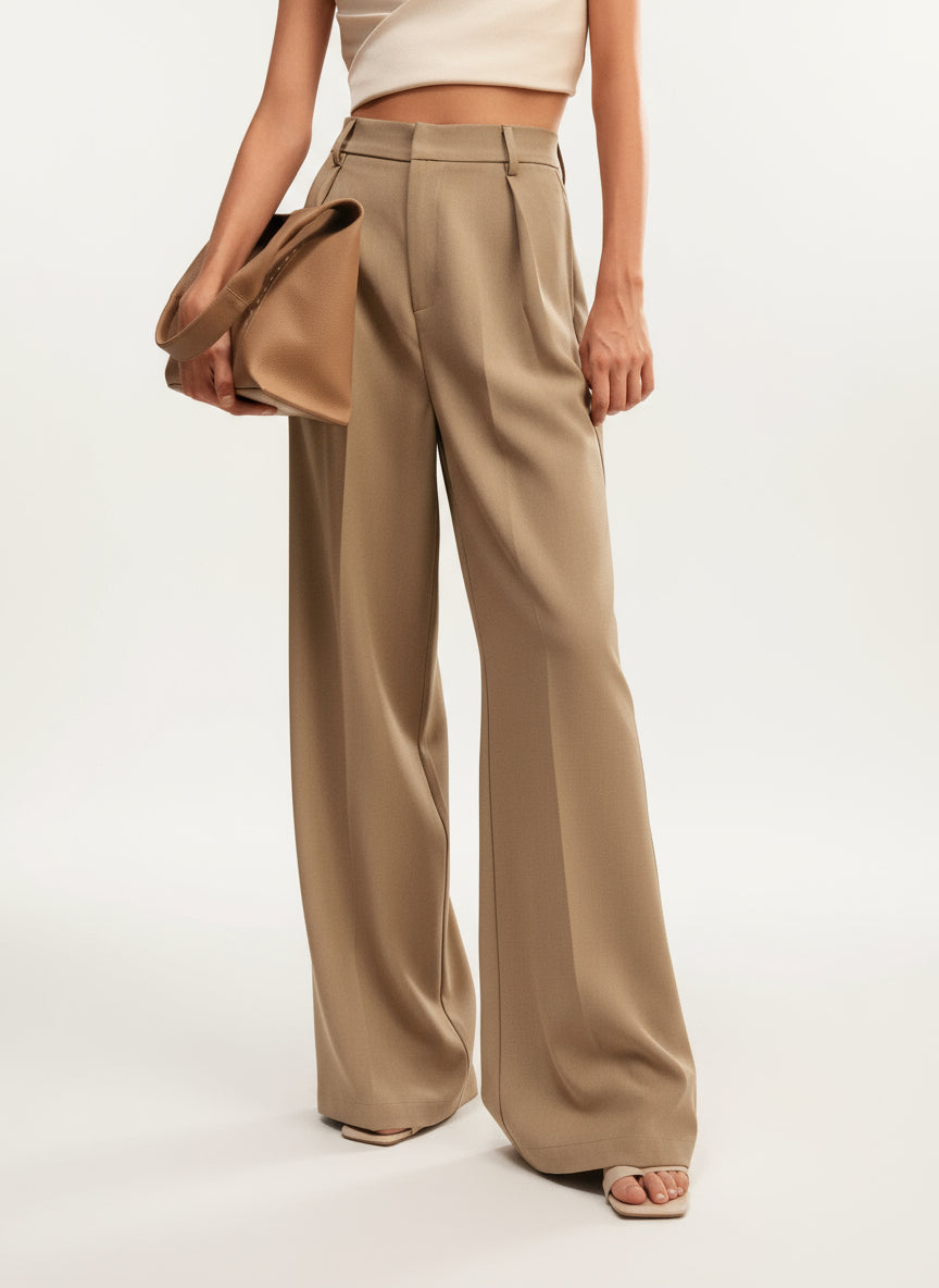 Women's Tailored Wide Leg Trousers