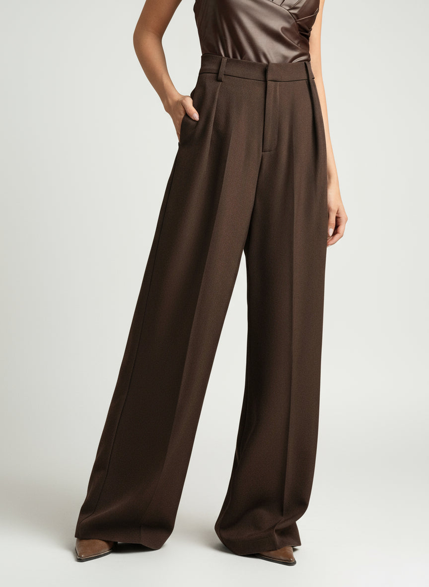 Women's Tailored Wide Leg Trousers
