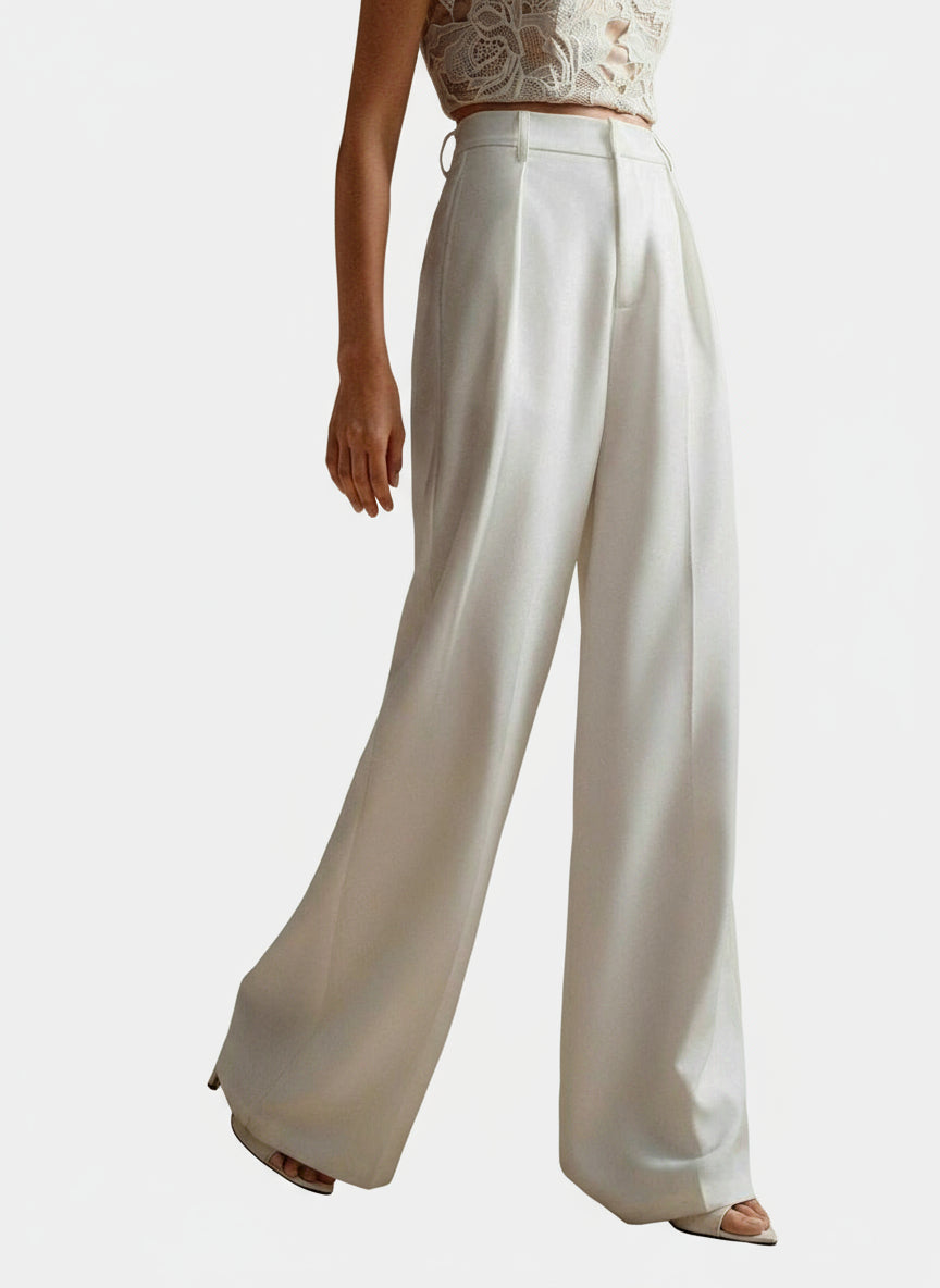 Women's Tailored Wide Leg Trousers