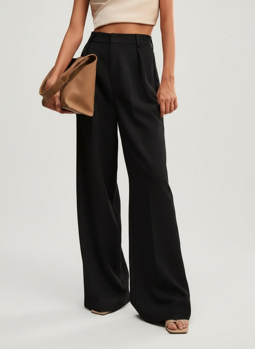 Women's Tailored Wide Leg Trousers