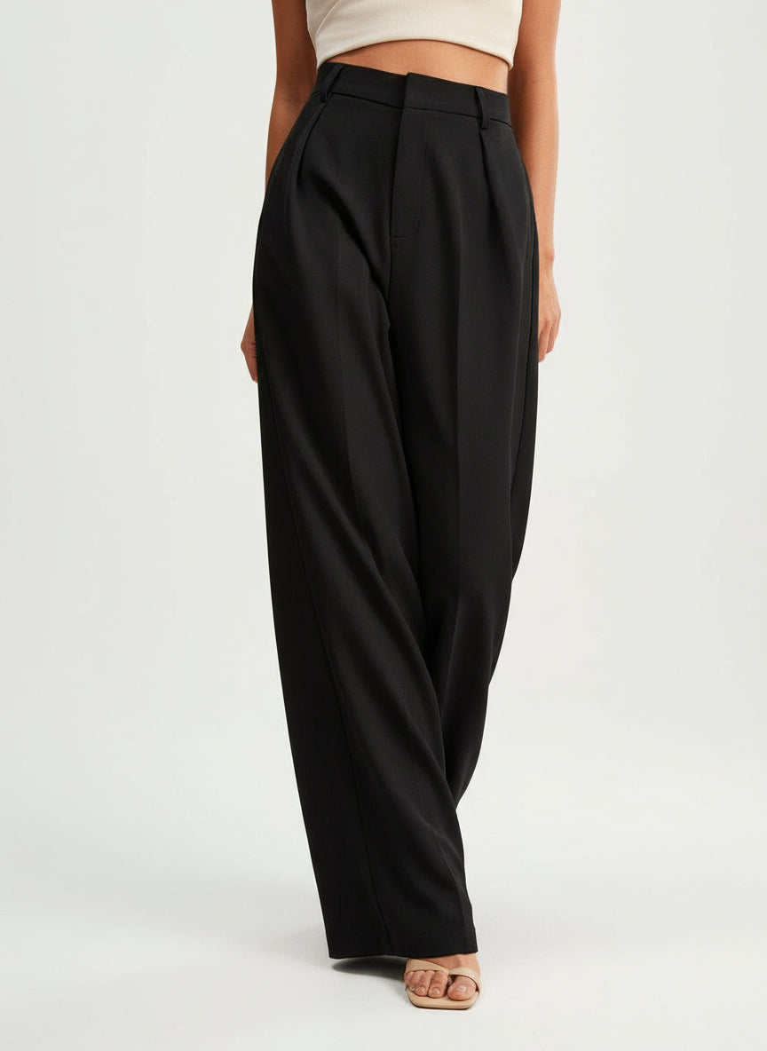 Women's Tailored Wide Leg Trousers