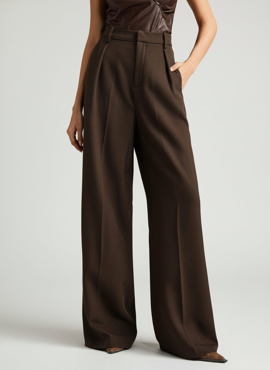 Women's Tailored Wide Leg Trousers