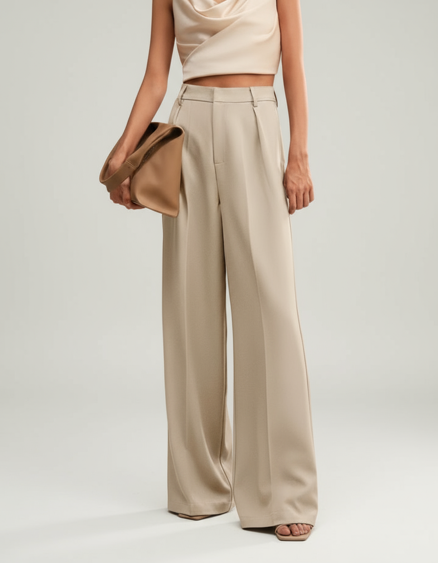 Women's Tailored Wide Leg Trousers