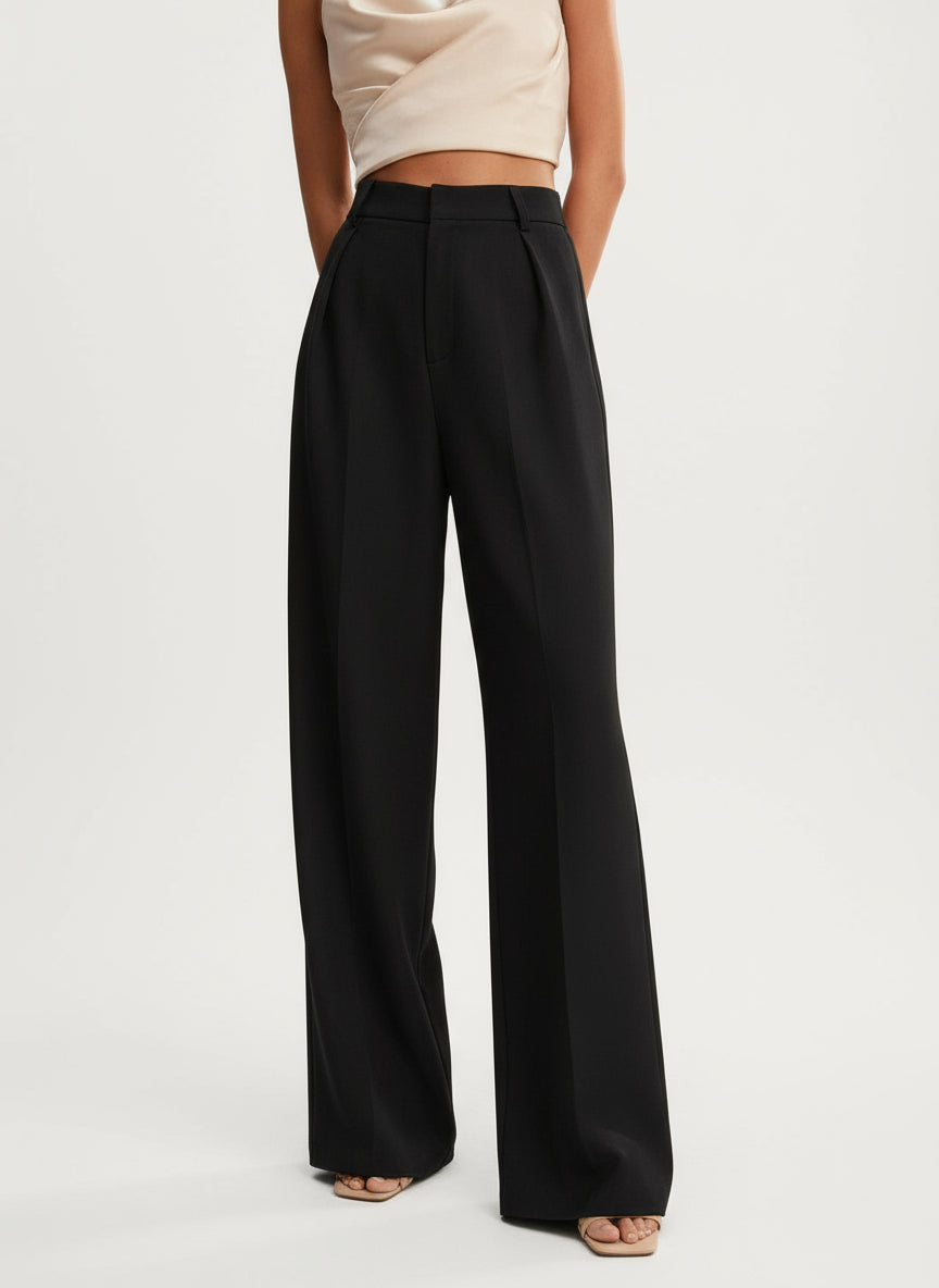 Women's Tailored Wide Leg Trousers