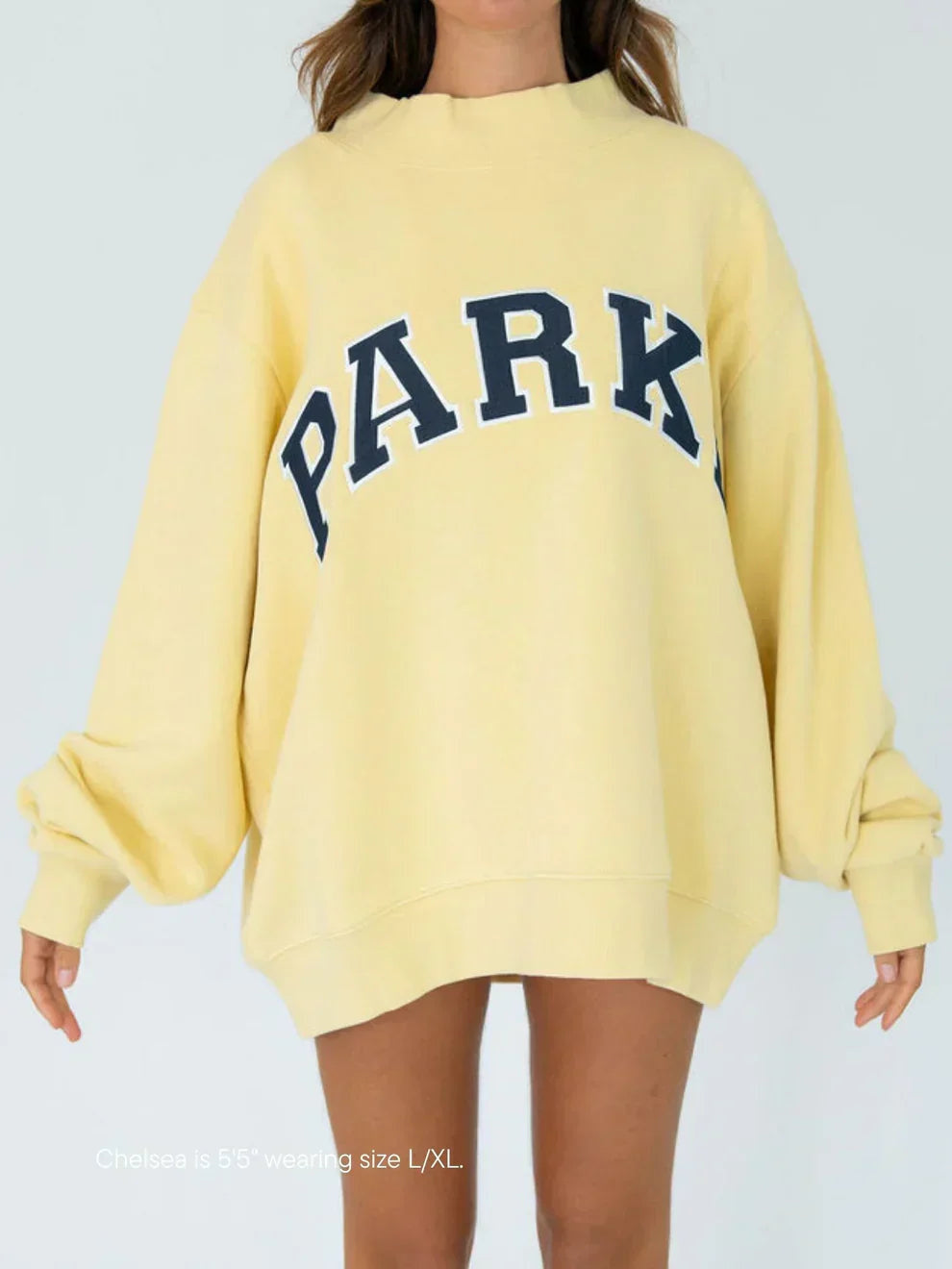 Women's Varsity Graphic Oversized Hoodie