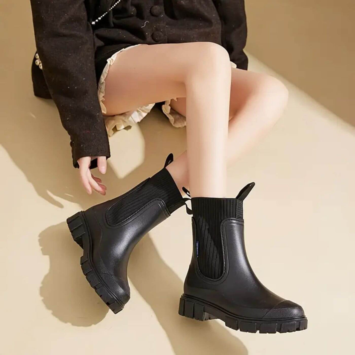 Women's Waterproof Chelsea Rain Boots