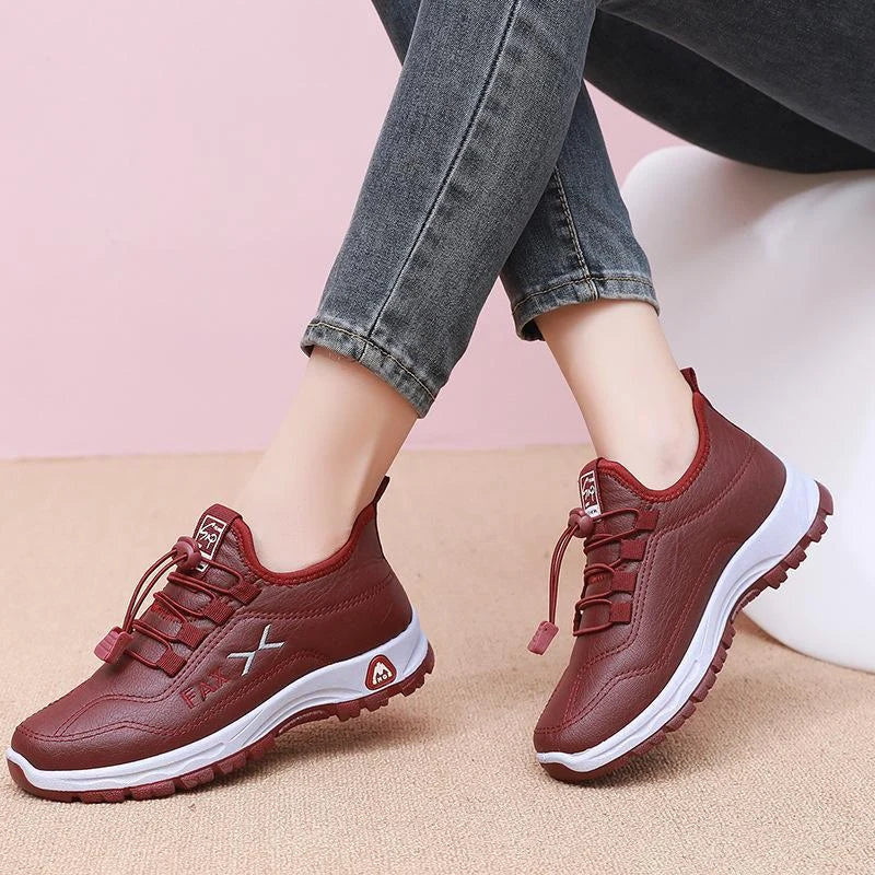 Women's Waterproof Lace Trainers