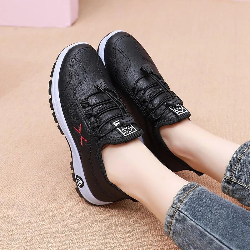 Women's Waterproof Lace Trainers